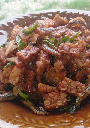 Foto resep Oseng Tempe Teri Cabe Hijau