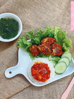 Hình của món Cơm Sườn Chua Ngọt Cho Bé.