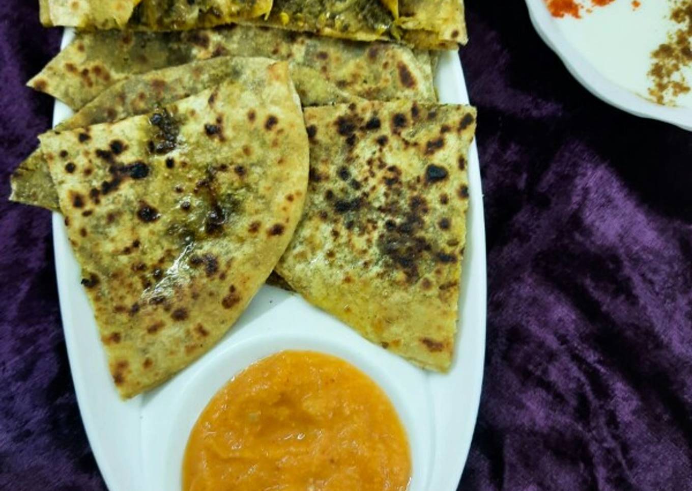 Bitter gourd paratha