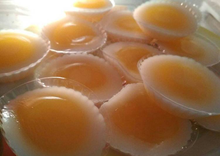 Puding telur ceplok