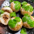 Coriander Sticky Rice Ball