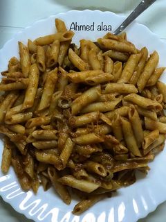 صورة لوصفة اسهل معكرونه بصوص الطماطم والخضار على طريقتي ♥️