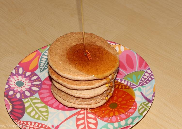 Panquecas de limão e baunilha