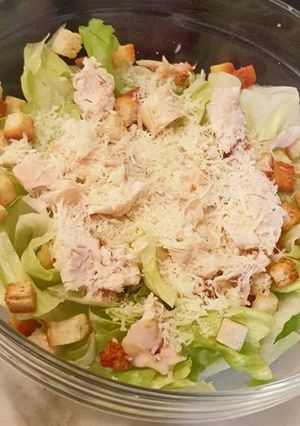 A picture of Caesar Salad.
