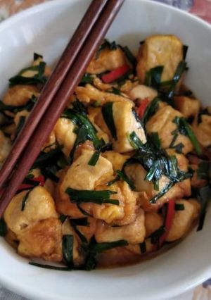 Foto resep Tumis tahu telor kucai