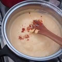 Una foto de Salsa de queso