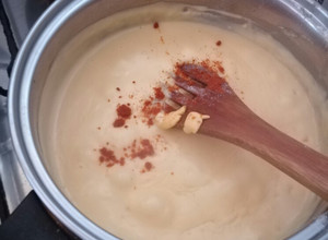Una foto de Salsa de queso