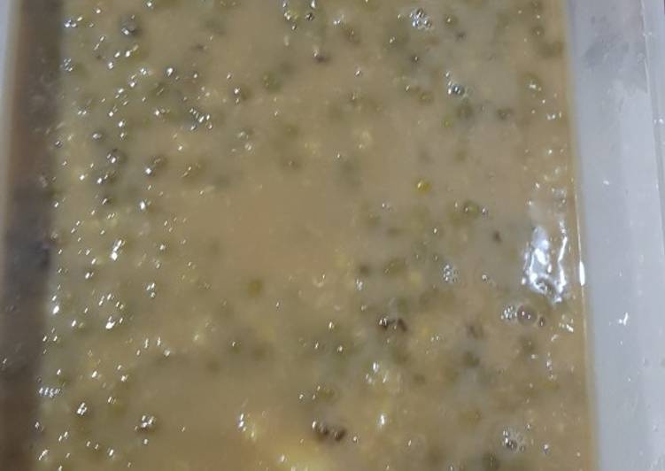 Bubur Kacang ijo empuk dan kental