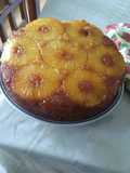Pan volteado de piña