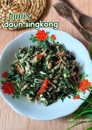 Foto resep Tumis Daun Singkong