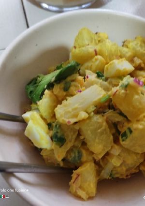 Una foto de Ensalada de papa estilo Honduras