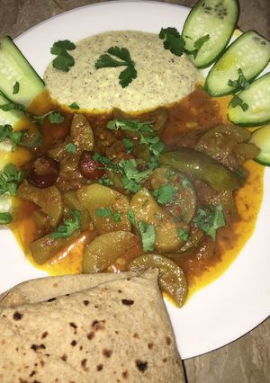 A picture of Lauki ki sabzi.