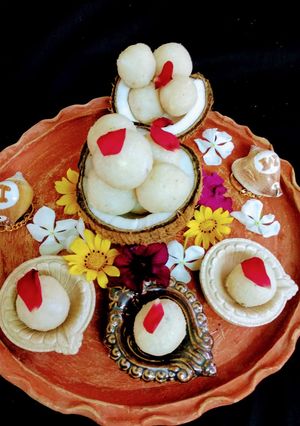 A picture of Narkeler sada naru.