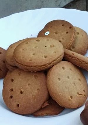 A picture of Digestive biscuits.