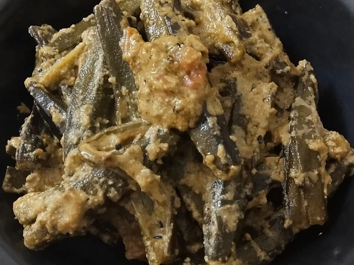 Recipe Mustard Bhindi Masala which Delicious