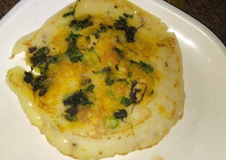 Step-by-Step Guide to Make Perfect Rava onion uttapam