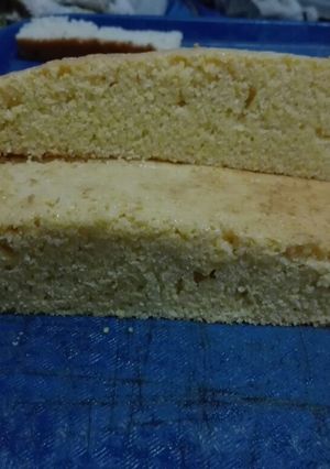 Una foto de Bolo de fuba, o torta de polenta
