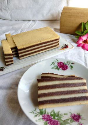 Foto resep Lapis Hula-Hula Khas Banjar