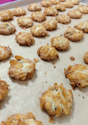 Foto resep Crunchy Corn Flakes Cookies