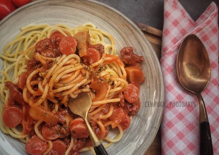 Resepi spaghetti bolognese