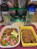 Nasi Goreng Daging Sapi Plus Acar (Bekal Makan Siang)