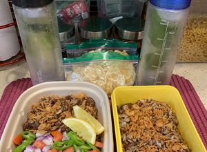 Foto resep Nasi Goreng Daging Sapi Plus Acar (Bekal Makan Siang)