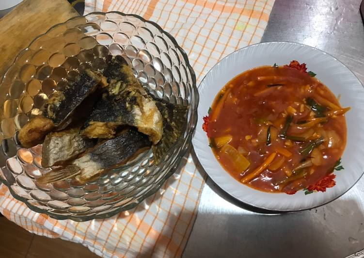 Bagaimana Menyiapkan Ikan Patin Saus Asam Manis Anti Gagal