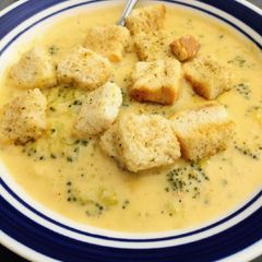 A picture of Broccoli Cheese Soup.
