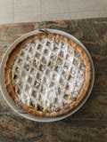 Crostata senza lattosio alla confettura di fragole