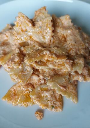Paradicsomos túrós tészta recept fotója