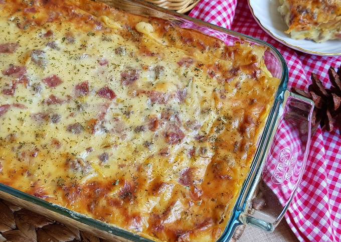 Cara Gampang Menyiapkan Kentang panggang keju cheesy baked potato yang Bikin Ngiler