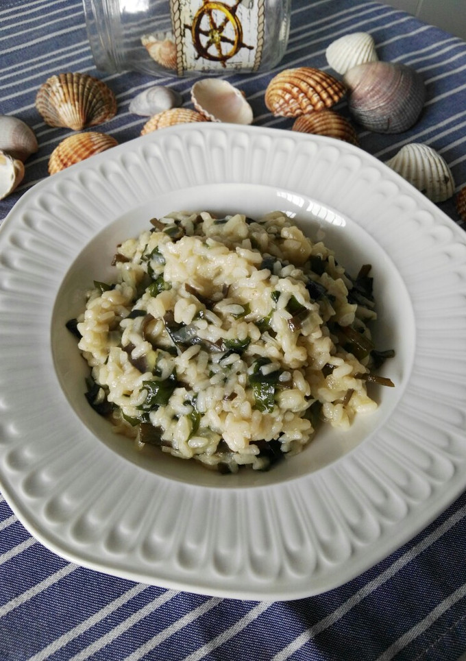 Una foto de Risotto de algas