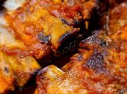 Una foto de ribs salsa de soja y miel