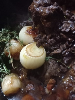 A picture of Lamb in Red Wine.