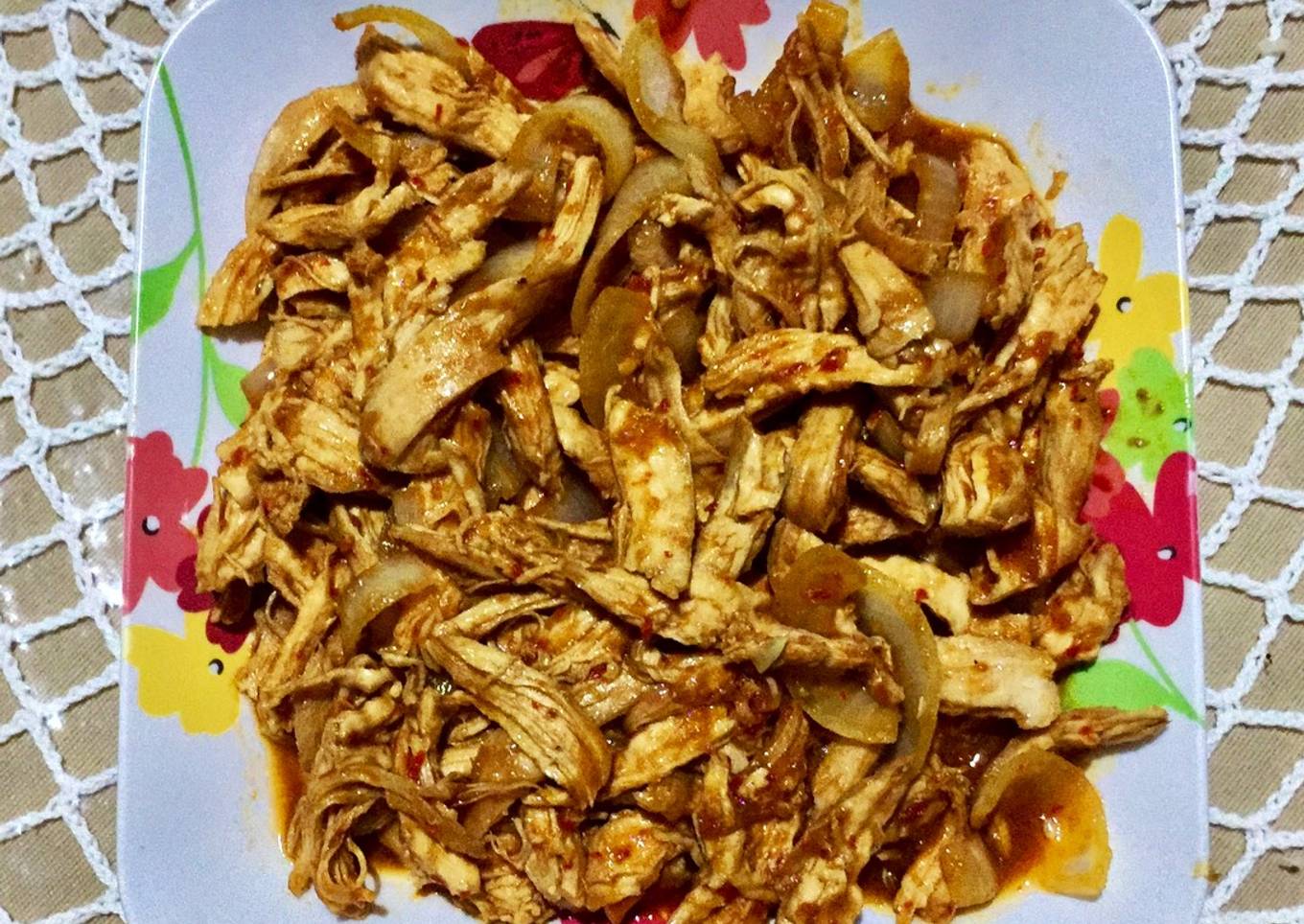 Ayam Suwir Asam Pedas