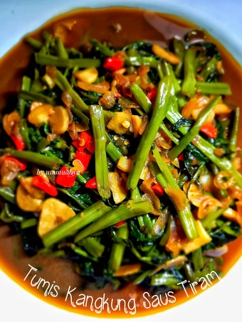 Cara Mudah Membuat Resep 25. Tumis Kangkung Saus Tiram yang Lezat Sekali Anti Ribet, Sempurna