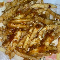 A picture of Garlic fries /crispy potatoes 😋.