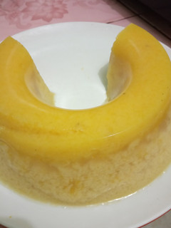 Foto resep Puding lumut labu.