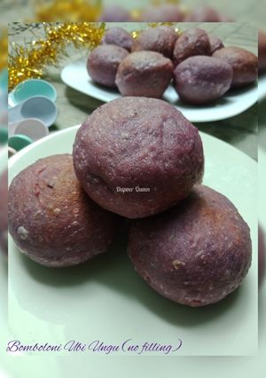 Foto resep Bomboloni Ubi Ungu (no filling)