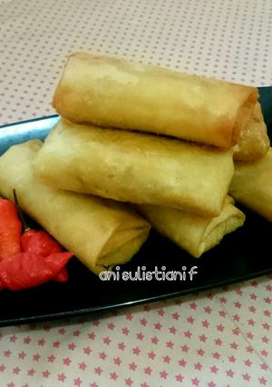 Foto resep Lumpia isi telur tahu