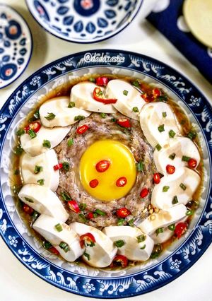 Foto resep Telur Tahu Daging Kukus