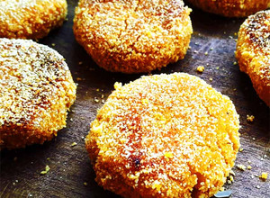 Una foto de Croquetas vegetarianas de arroz y calabaza (Zapallo)! Saludables, rendidoras, económicas, SIN GLUTEN y SIN HORNO (Incluye foto-tutorial!)