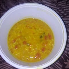 A picture of Khichdi for baby.