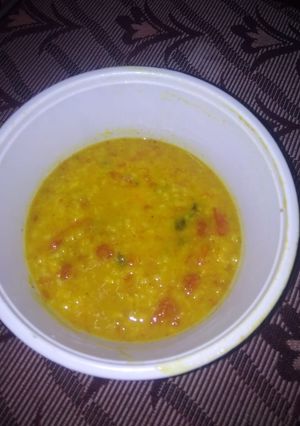 A picture of Khichdi for baby.