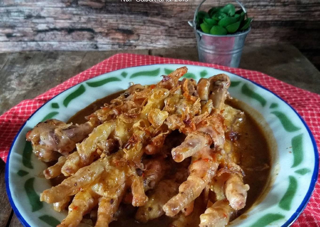 Ceker Bumbu Sate