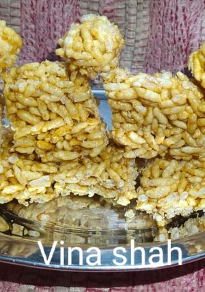मुरमुरे की चक्की (Murmure ki chikki recipe in hindi) रेसिपी मुख्य फोटो