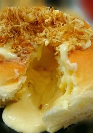 Hình của món Bánh mì phô mai chảy (công thức không nhồi bột).