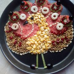 A picture of Peacock art.