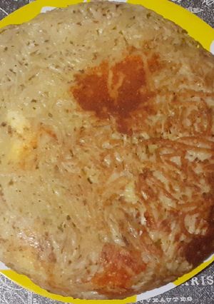 Una foto de Tortilla de fideos tallarines