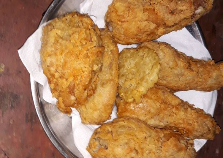 Langkah Mudah untuk Membuat Ayam goreng tepung renyah yang Menggugah Selera